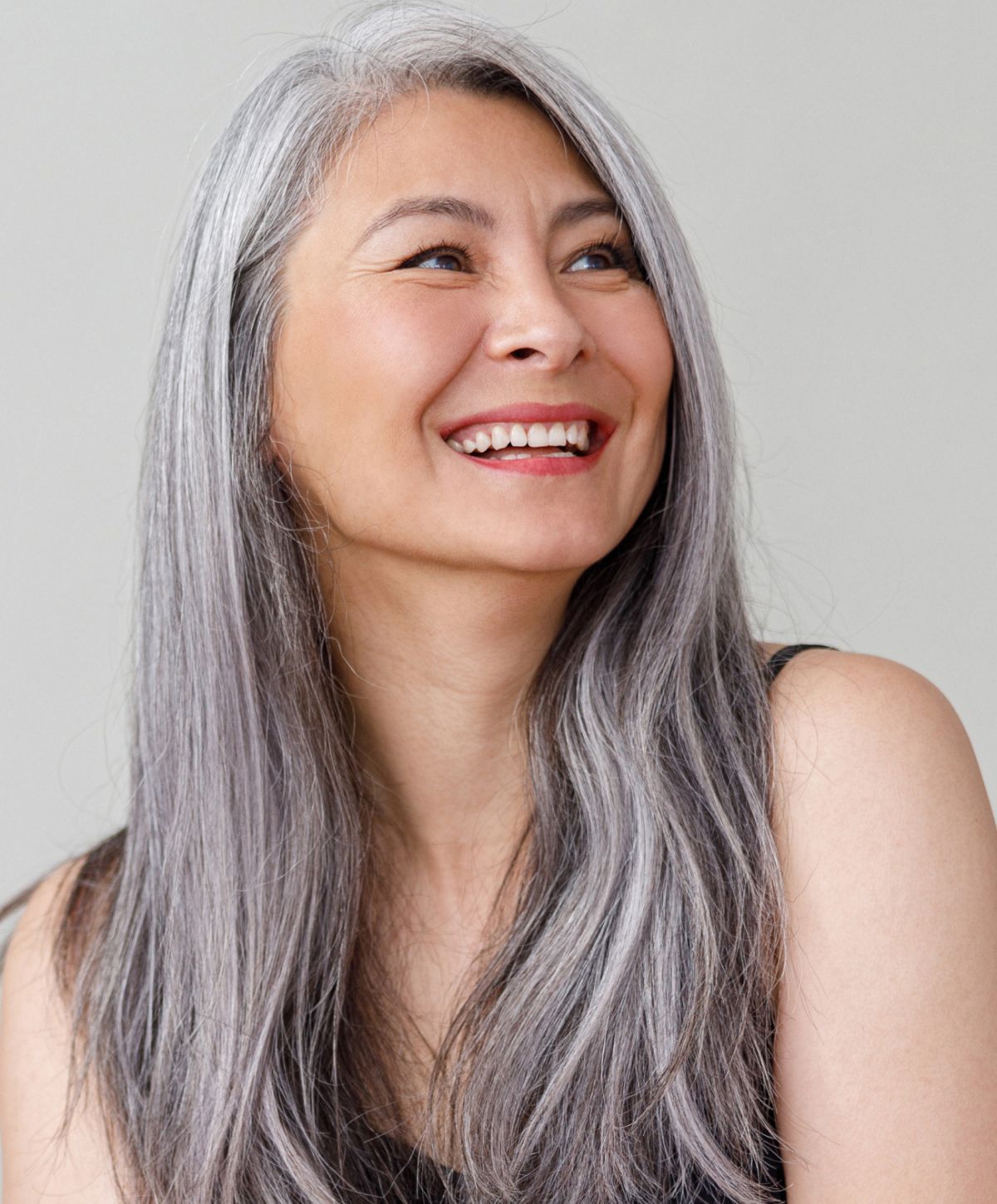 millburn facial scanning model with grey hair